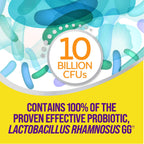 Culturelle Digestive Health Daily Probiotic Chewables for Men & Women, 10 Billion CFUs, Clinically Studied Probiotic, Supports Digestive Health, Diarrhea, Gas & Bloating, 24 Count (Pack of 2)