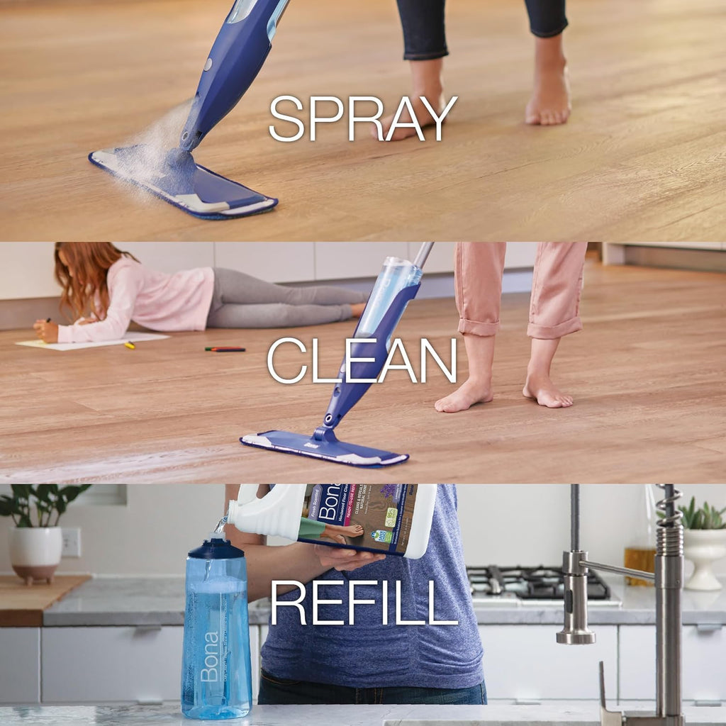 Bona Hardwood Floor Cleaner Refill - 128 fl oz - Lavender Thyme Scent