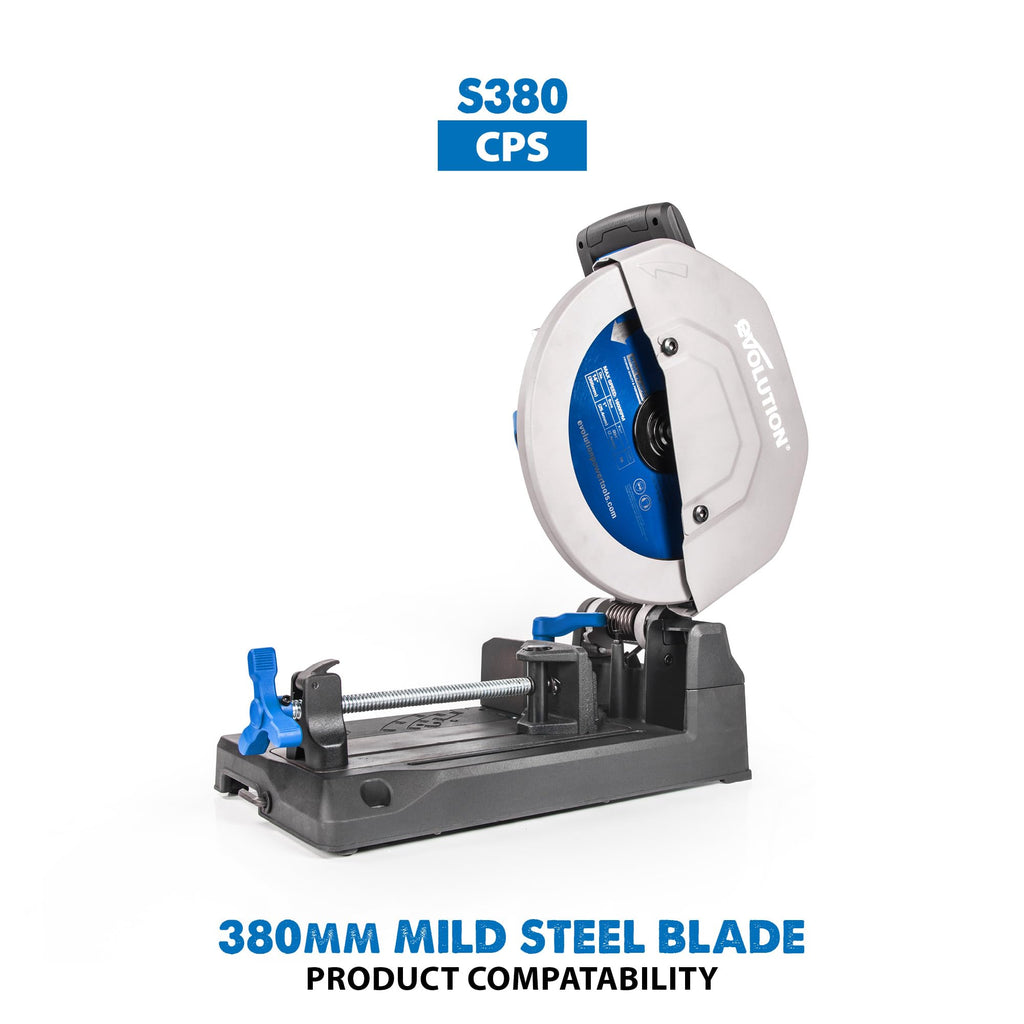 Evolution Power Tools 8BLADEMS Steel Cutting Saw Blade, 8-Inch x 50-Tooth , Blue