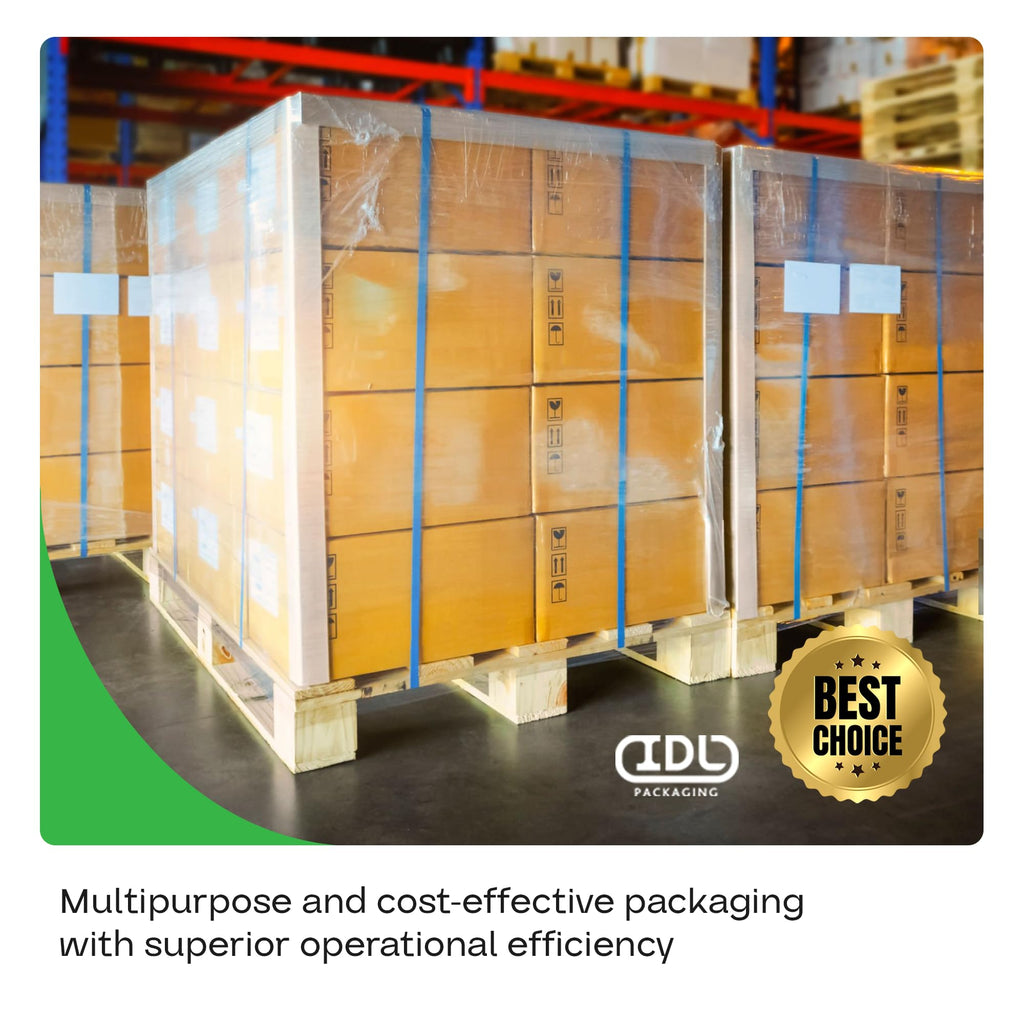 IDL Packaging 2" x 2" x 12" Cardboard Edge Protector, Pack of 200 - White Kraft Cardboard Corners for Shipping - V-Board Reinforced