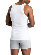 Fruit of the Loom mens Tag-free Tank A-shirt Underwear, 6 Pack - White, X-Large US