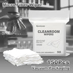 Synvicovan Cleanroom Cloth Wipes 6"x6",140GSM,Bag of 150 Pcs