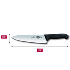 Victorinox Fibrox Pro 8 Inch Chef’s Knife, Dishwasher Safe, Black