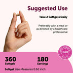 Micro Ingredients Fenugreek with Sunflower Lecithin, 360 Softgels, 6 Month Supply | Fenugreek Seed Extract for Breastfeeding & Lactation Support* | Made with Coconut Oil | Non-GMO