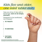 MegaFood Kids Vitamin B Complex – with Vitamin B12 & B6, Folate, Biotin, Zinc, Lemon Balm, L Theanine & More, Supports Cellular Energy Metabolism, Vegetarian, Gluten Free – 90 Mini Tablets