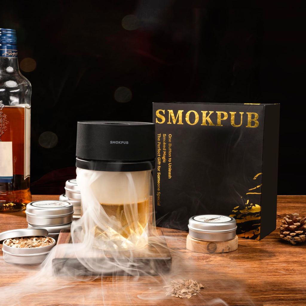 Electric Whiskey Smoker Kit, Cocktail Smoker with Heating System