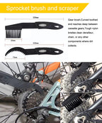 Ultrafashs Bike Cleaner kit,Perfect kit to Clean/Protect/Lube Bicycle,with Chain Scrubber,Cleaning Brush Tool,Wet Lubricant(2oz),Degreaser(10oz)