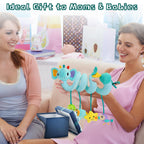 FPVERA Spiral Car Seat Activity Toy, Stroller Arch Baby Crib Hanging Toy with Rattle, Squeaky, Ringing Bell for Bassinet, Stroller, Crib for Infant Newborn Boy Girl Ages 0-12 Months