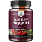Advanced Kidney Support Supplement - Kidney Cleanse Detox & Repair Cranberry Extract Capsules with Uva Ursi, Stinging Nettle & Astragalus for Kidney health - Urinary Tract Health - 60 Caps