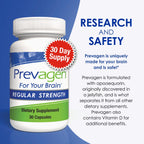Prevagen Regular Strength - 30 Capsules (1 Month Supply) | Formulated for Your Brain | 10mg of Apoaequorin Plus Vitamin D3