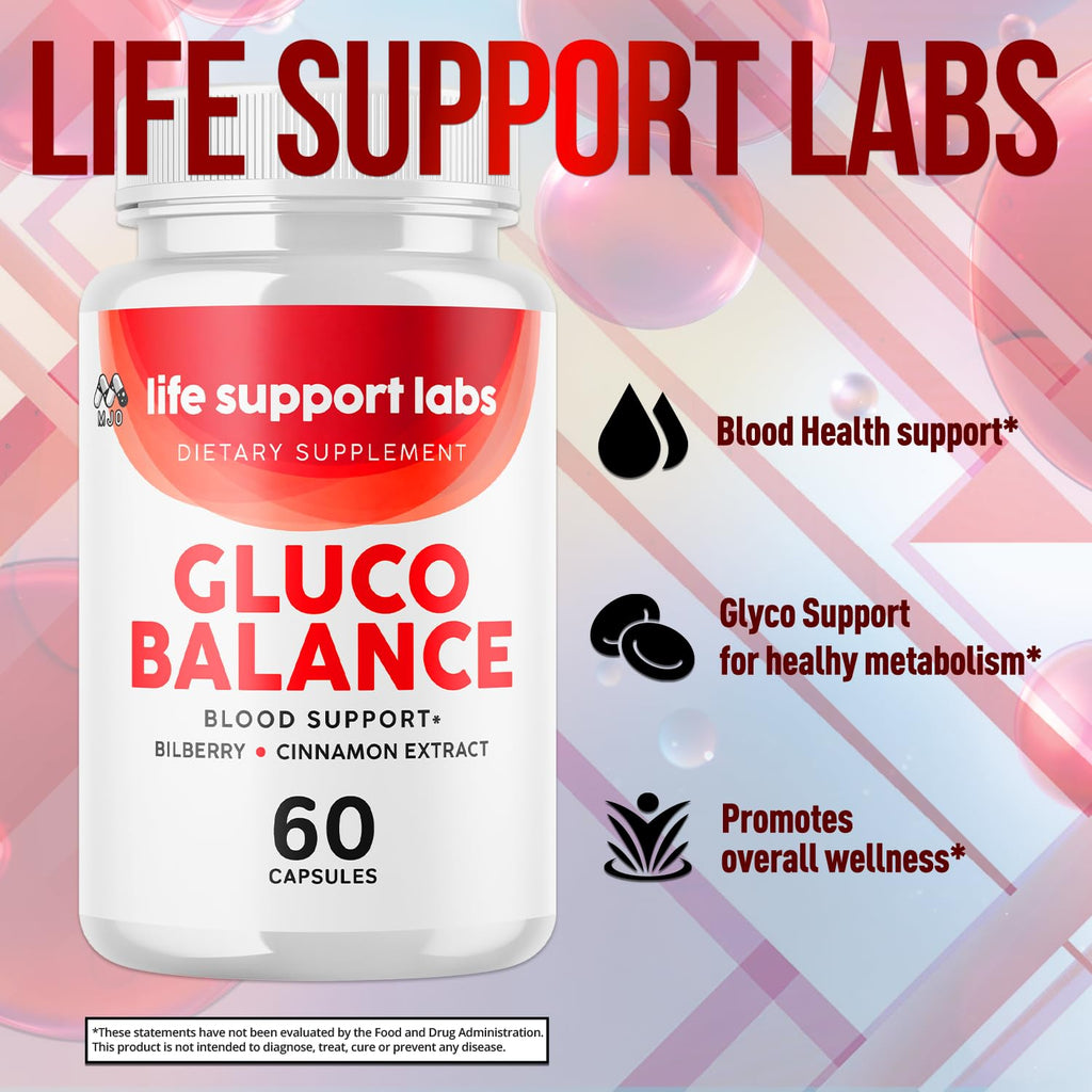 Life Support Labs Capsules, Official LifeSupportLabs Blood Health Pills with All Natural Ingredients, Life Support Labs Advanced Health & Wellness with Premium Vitamins for Women & Men (60 Capsules)
