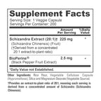 NusaPure Schizandra Berries Capsules, 225 mg, 200 Veg Capsules (Non-GMO, Vegan)