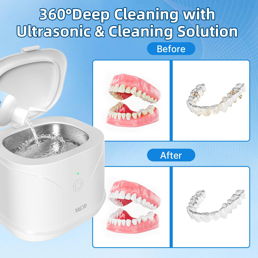 BCOM Ultrasonic Retainer Cleaner Solution & Jewelry Cleaning Liquid, 8.5 oz