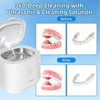 BCOM Ultrasonic Retainer Cleaner Solution & Jewelry Cleaning Liquid, 8.5 oz