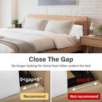 Vekkia Queen Bed Wedge Pillow for Headboard Gap/Mattress Gap Filler/Headboard Pillow/Bed Wedge Gap Filler,Stop Loosing Your Pillows