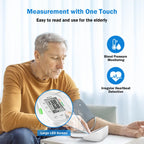 Blood Pressure Monitor, Aile Blood Pressure Machine Upper Arm Large Cuff(8.7"-16.5"), High Automatic Blood Pressure Monitors Cuff for Home Use, (BP) Manual Arm Blood Pressure Monitors, 2 * 99 Memory