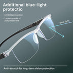 Gaoye Executive Style Reading Glasses Men - Durable Readers with Blue Light Filtering - Comfortable Fit with TR90 Frames