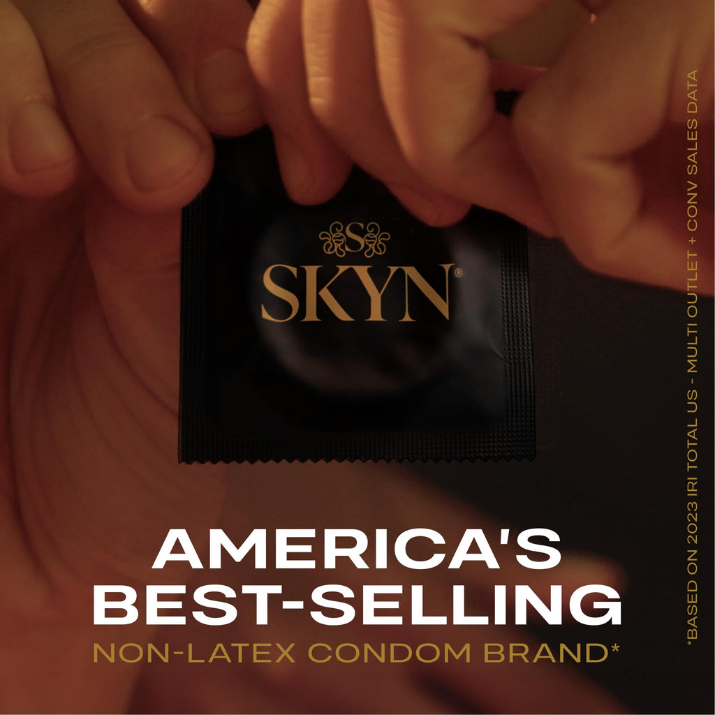 SKYN Elite Ultra Thin Lubricated Latex Free Condoms Value Pack, 46 Count