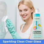 EROSMILE Hard Water Stain Remover, Shower Glass & Shower Door Cleaner, Removes Calcium Build Up for Toilet Bowl & All Household Cleaner -16.91oz