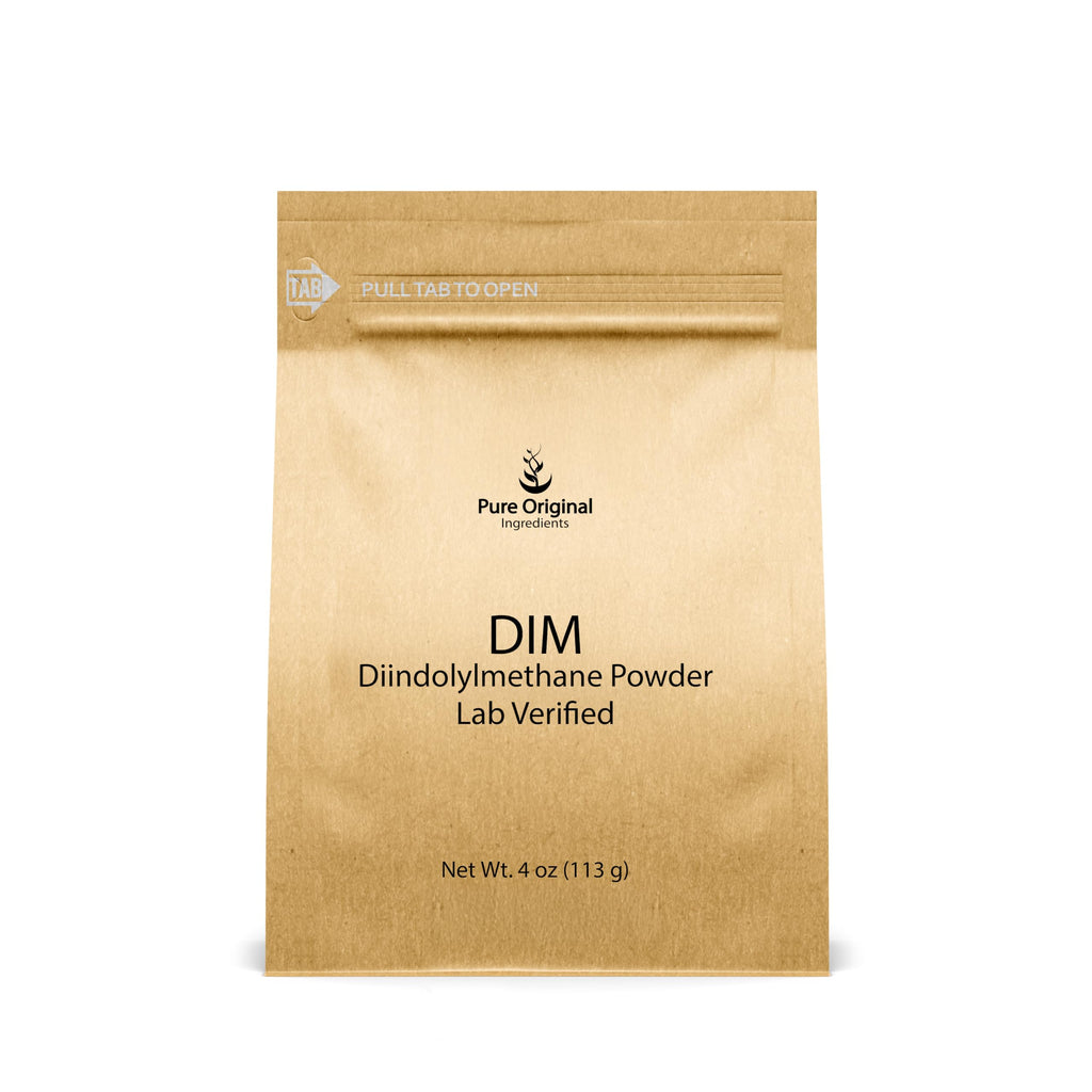 PURE ORIGINAL INGREDIENTS DIM, 4 oz, Diindolylmethane Powder, Dietary Supplement, No Additives, Always Pure