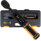 Uharbour Digital Torque Wrench 3/8" Drive, 0.66-44.29Ft.lbs/0.9-60Nm Range, Electric Torque Wrench with Dual Direction Ratchet, ±1% Accuracy with Vibration, Buzzer and LED Alert