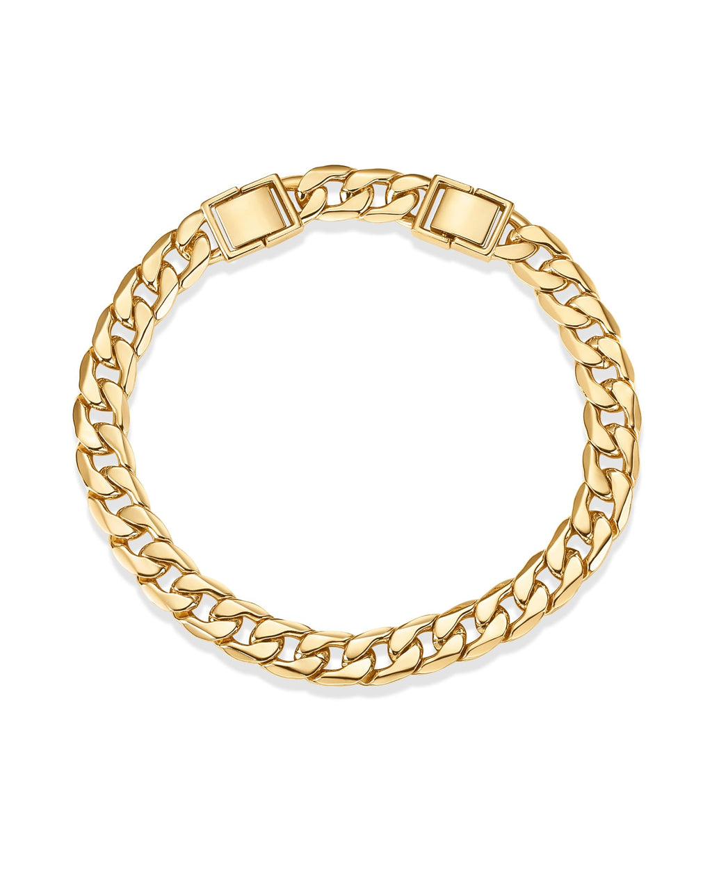 PAVOI Chunky Chain Anklet, 14K Gold Plated, Yellow Gold