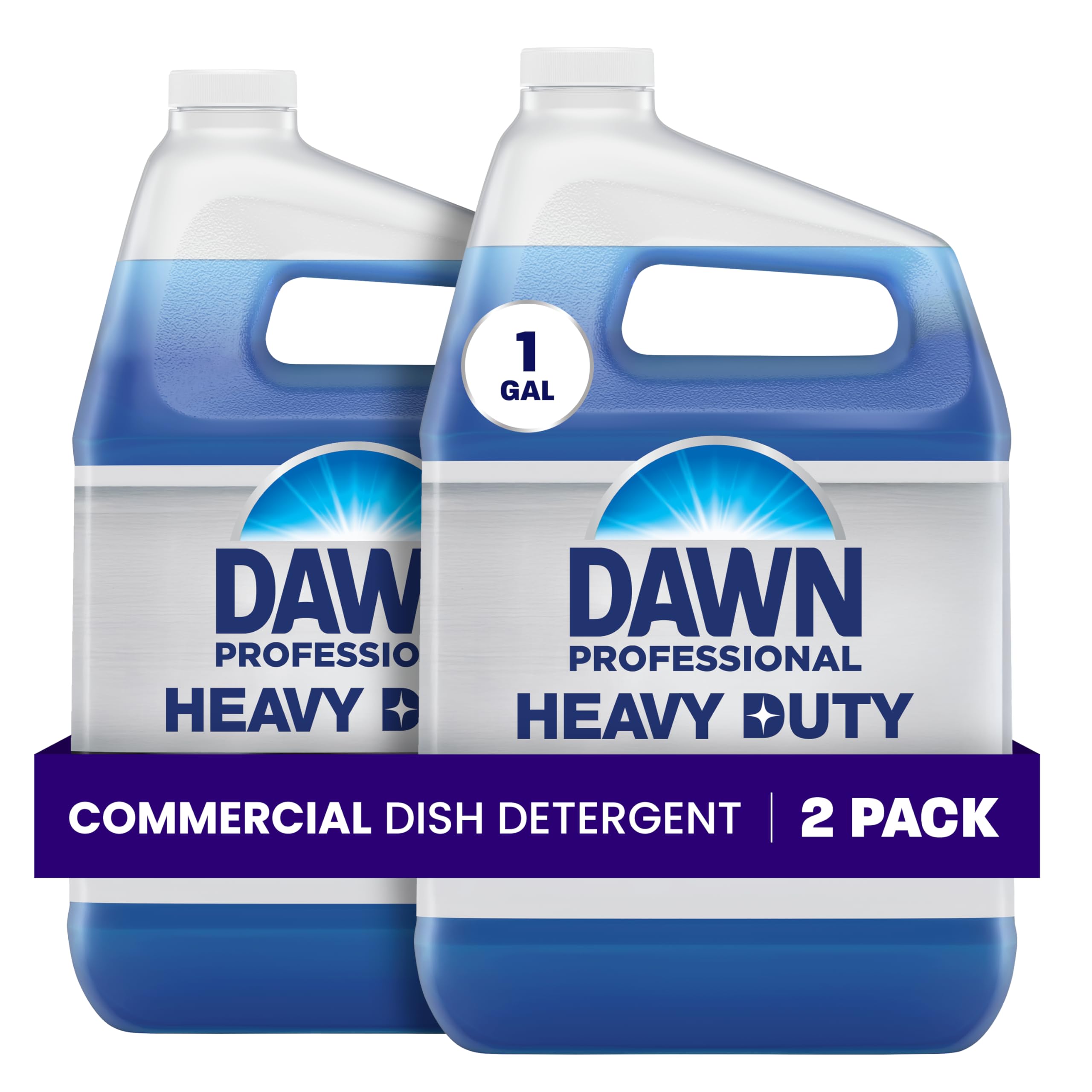 Dawn PRO Heavy Duty Manual Pot and Pan Detergent, Dish Soap Liquid for Dishwashing by Hand, Bulk Concentrate for Commercial Use, 1 gal (Case of 2)