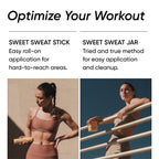 Sports Research Sweet Sweat Workout Enhancer Roll-On Gel Stick - Sweat Harder and Faster, Helps Promote Water Weight Loss, Use with Sweet Sweat Waist Trimmer
