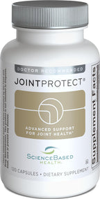 ScienceBased Health JointProtect – Advanced Joint Support with Glucosamine Sulfate, Boswellia (30% AKBA), Longvida Curcumin, FruiteX-B, & Vitamin C – for Flexibility & Cartilage Health – 120 Capsules