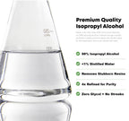 Aneu Travel Isopropyl Alcohol 99% – 100ml Bottles Lab Grade Cleaner | Ideal for Quartz, Tools, & Hard Surfaces | Easy-Access Reservoir for Convenient Dipping (3)