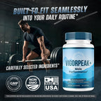 Vigor Peak Capsules - Official VigorPeak Pills Advanced Premium Formula Support Maximum Strength, All Natural Ingredients Vitamins for Overall Health & Wellness, 60 Capsules for 1 Month