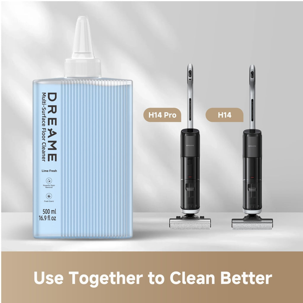DREAME Replacement Cleaning Solution for H14 Wet Dry Vacuum Cleaner, 16.91oz (500 ml)