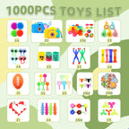 Kopiry 1000Pcs Kids Party Favors Bulk Fidget Toys for Goodie Bags Pinata Fillers, Treasure Box Toys for Classroom Prizes, Carnival Birthday Stocking Stuffers, Prize Box Toys for Boys Girls