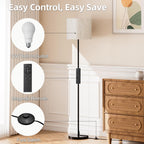 Keepsmile Dimmable Floor Lamps for LivingRoom with 12W LED Bulb,Foot Switch