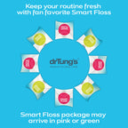 DrTung's Smart Floss - Natural Floss, PTFE & PFAS Free Floss, Gentle on Gums, Expands & Stretches, BPA Free - Natural Dental Floss Cardamom Flavor (Pack of 30)