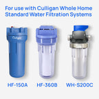 Culligan P5 Whole House Water Filter - Premium Water Filter Reduces Sediment, Dirt & Scale Particles for Clean Drinking Water - 8,000 Gallons, Value 4-Pack, White