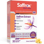 NAVEH PHARMA Saffrox™ Saffron Supplements | 30 High Strength Saffron Extract Capsules | Affron® 28mg | Natural Mood Booster, Focus & Brain Supplement