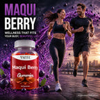 VAITE Maqui Berry Gummies 500mg – Antioxidant-Rich Vegan Supplement, Plant-Based Superfood Chewables for Daily Balance, 60 Easy to Take Servings, Non-GMO, Gluten & Soy Free, for Men & Women