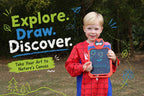 Fullware LCD Writing Tablet for Kids 10 Inch Spider Hero for Toddler 3+