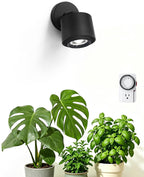 Barrina TR40A Track Plant Lights, 40W Ceiling Grow Lights, 5000K, Black