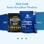 Premium Collagen Peptides Powder, 30 Sticks Travel Packets(Type I, III), Unflavored Collagen Protein Powder to Go, Hydrolyzed Collagen Peptides for Skin Hair Nail Joint, 10g per Serving, Paleo & Keto