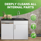 Renuv Garbage Disposal Cleaner + Dishwasher Cleaner - Heavy Duty Kitchen Appliance Deep Cleaning, Descaling and Deodorizing, (12 Tablets of each)