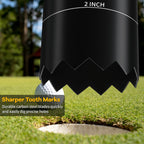 Portable Golf Hole Cutter with Detachable Handle, USGA Standard 2 Inch, 4 Inch and 6 Inch Holes Digger Tool, Golf Holes for Backyard Putting Green Hole Cutter, Lawn Garden Outdoor Practice Training