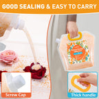 TUXIYA 10LBS Silica Gel Flower Drying,Reusable Flower Drying Silica Gel Crystals with 2PCS 6L Airtight Containers, Color Indicating Flower Preservation Kit for Drying Flowers Bead Size<1mm