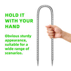 11 Pack Ground Garden Rebar Stakes Rebar 12 Inch Anti-Rust Galvanized Steel U Shape Hook Heavy Duty Ground Anchors for Tents, Position Kits,Fences, and Trampolines Landscape Fabric