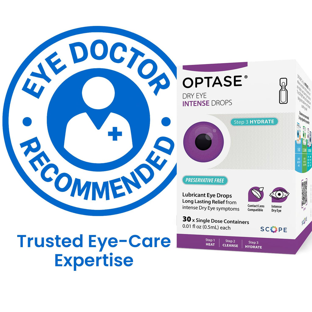 Optase® Dry Eye Intense Drops, 30 Single Dose Vials