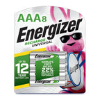 Energizer Recharge Universal Rechargeable AAA Batteries (8 Pack), Triple A Batteries