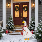 Christmas Goose Outfit Winter Snowman Goose Costume for Outdoor Decor