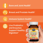 Garden of Life Vitamin D, Vitamin Code Raw D3, Vitamin D 2,000 IU, Raw Whole Food D3 Supplements with Chlorella, Fruit, Veggies & Probiotics for Bone & Immune Health, 120 Vegetarian Capsules