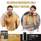 Thalacy Spermidine Supplements 13mg - 1300mg Wheat Germ Extract Capsules Potent Formula with Higher Spermidine Content and Zinc for Healthy Aging, Daily Immune System and Cell Renewal, 120 Capsules